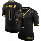 Nike Dolphins 1 Tua Tagovailoa Black Gold 2020 Salute To Service Limited Jersey Dyin,baseball caps,new era cap wholesale,wholesale hats